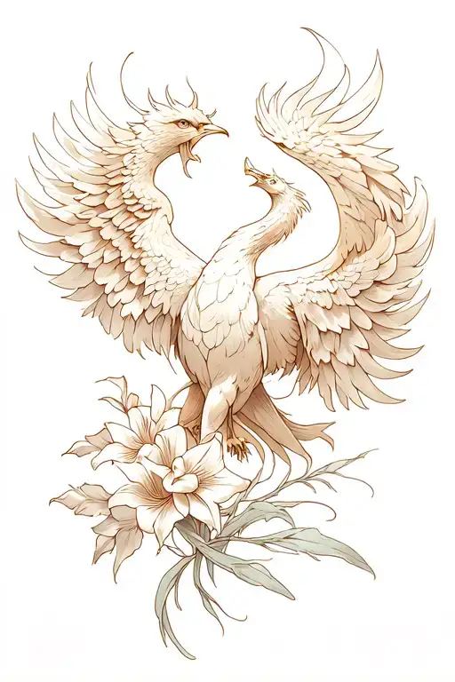 Phoenix Rising With Gladiolus