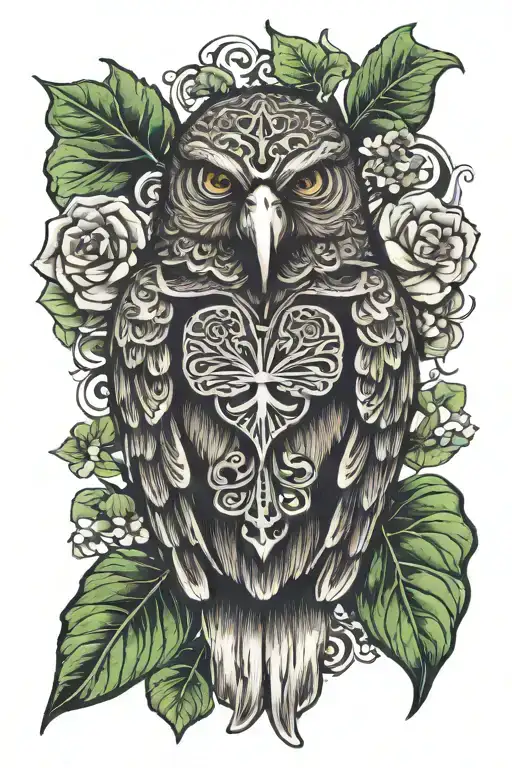 Hamsa 21 1976 1975 Eagle Broken Heart Football Clover