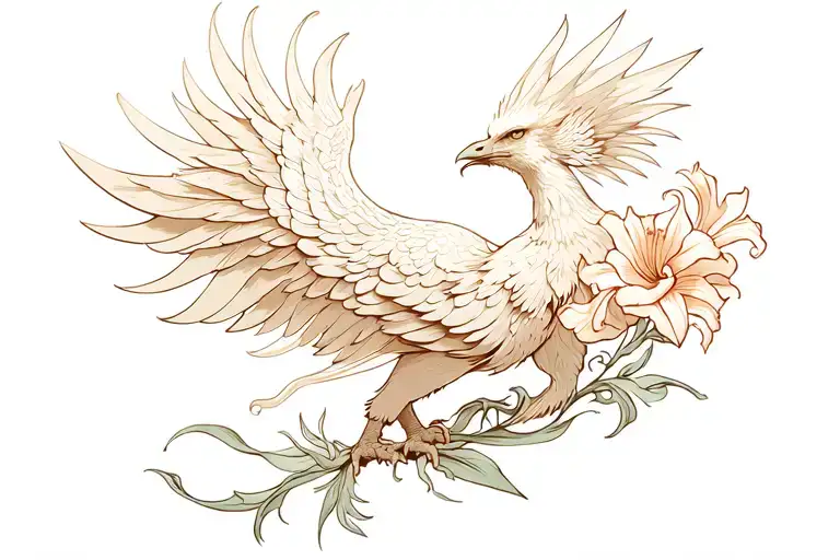 Phoenix Rising With Gladiolus