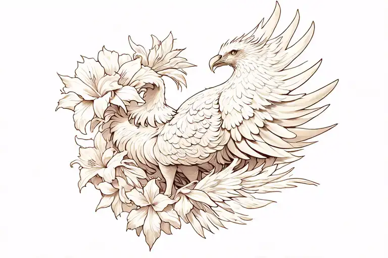 Phoenix Rising With Gladiolus