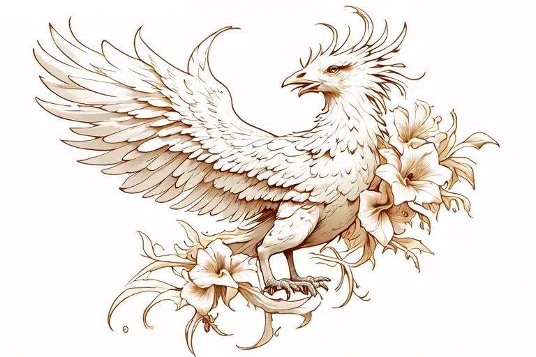 Phoenix Rising With Gladiolus