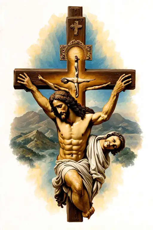 Jesus On The Christian Cross