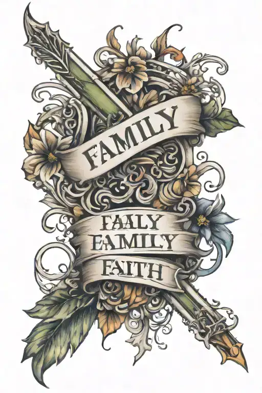 Family Word Faith I Want Them Bible Verses Surrounding