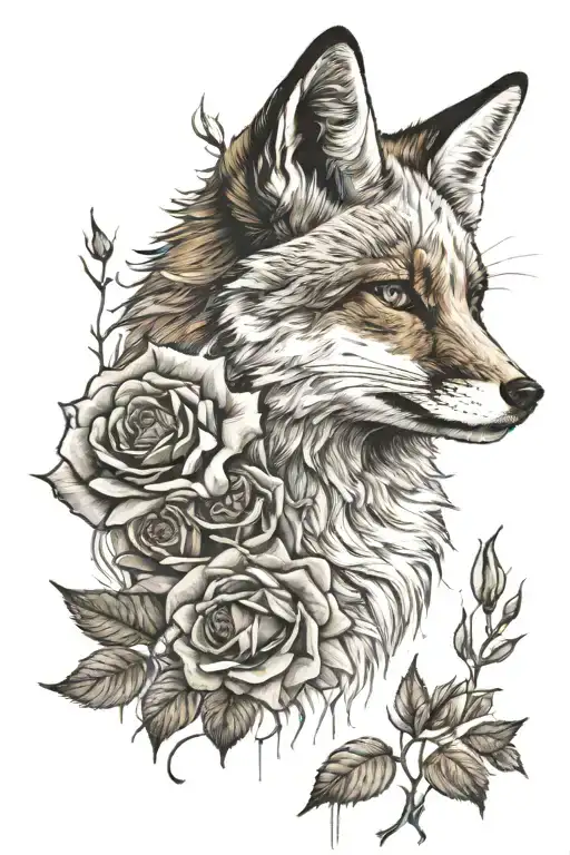 Fox And Roses