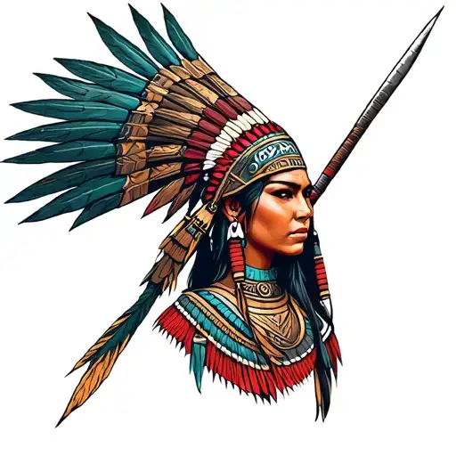 Aztecs Warrior Princess