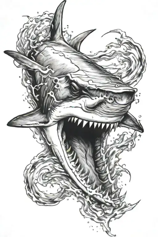 Hammerhead Shark Swimming