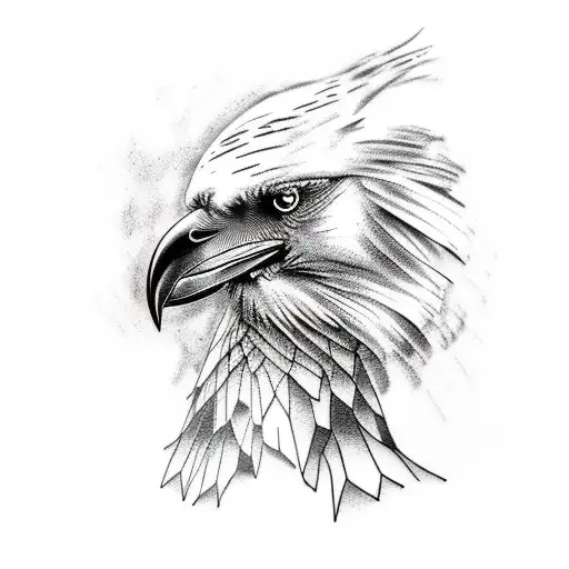 Nordic Mythology Raven Tatoo