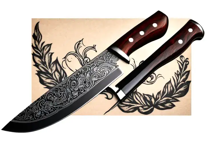 Chef Knife With Sharpening