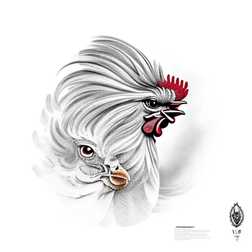 Face Of A Rooster