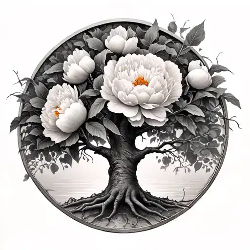 Divorce Peony Tree Of Life