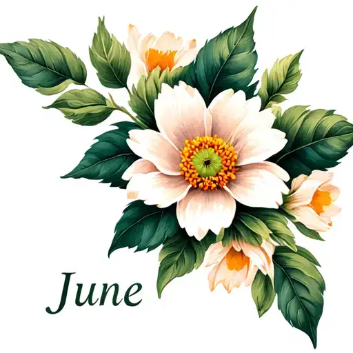 June Birth Flower Blooming