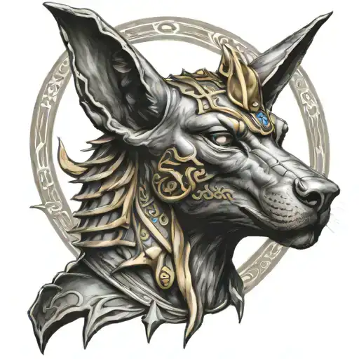 Anubis Egyptian God Hermes