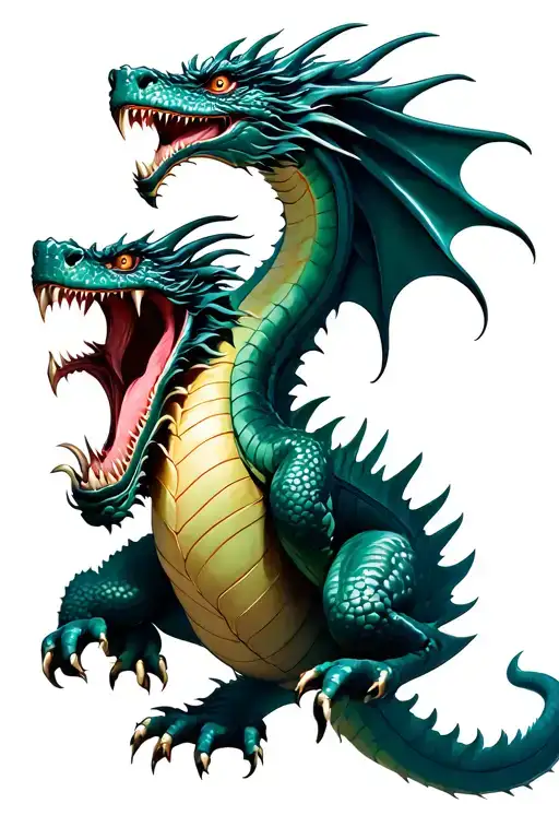 Dragon Roaring Fiercely