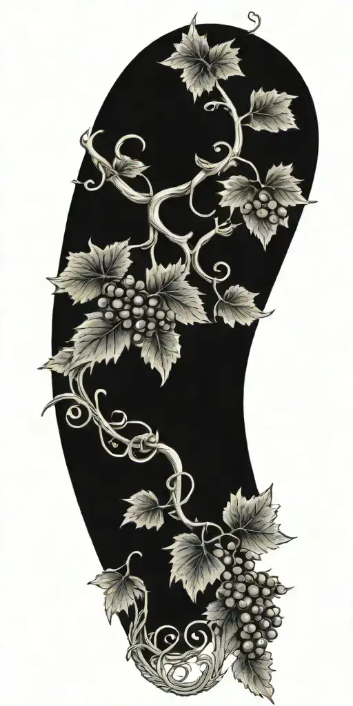 Grape Vine Wrapping With Knot Work