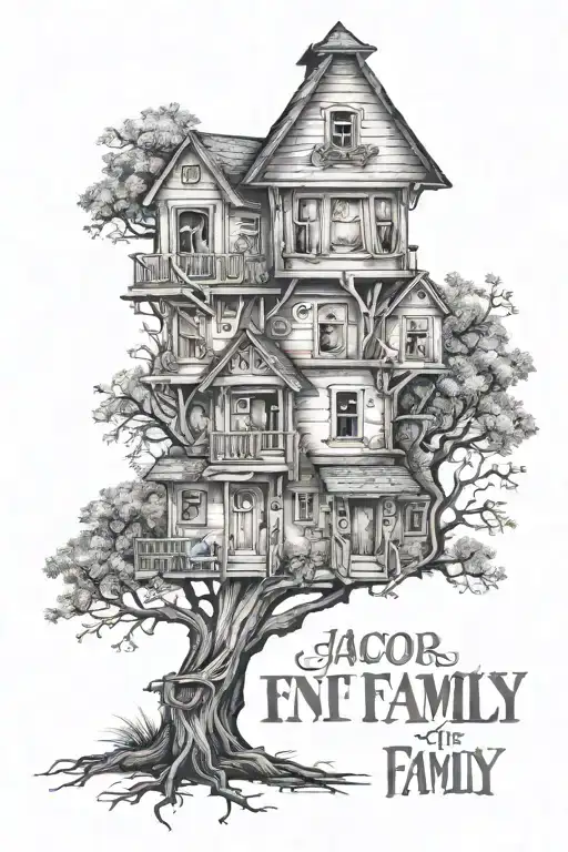 The Word Jacob And The Word Family Are Connected Line