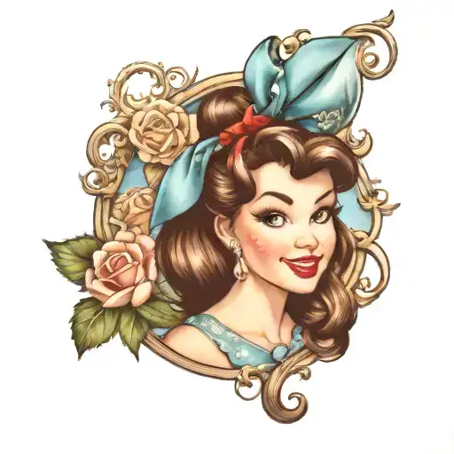 Disney Pin Up Girl
