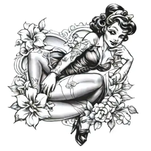Disney Pin Up Girl