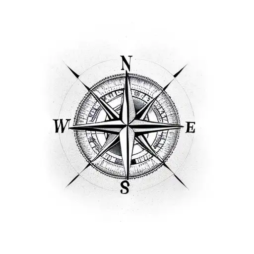 Compass With Mjej Instead Of Nsew