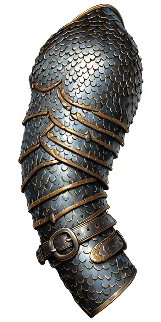 Armor Plating Chainmail And Buckles