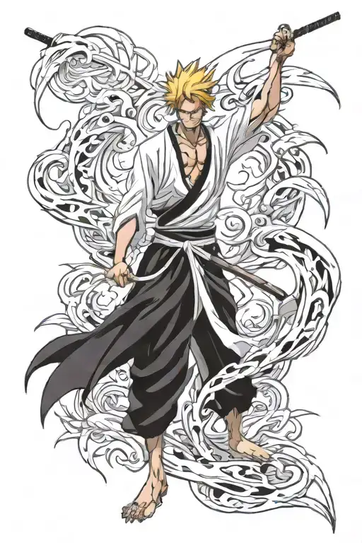Bleach Zaraki Ichigo True Bankai