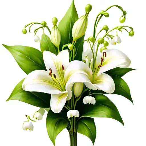 Lily Of The Valley Flowers Wrapped