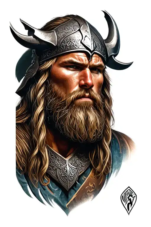 Portrait Viking Warrior