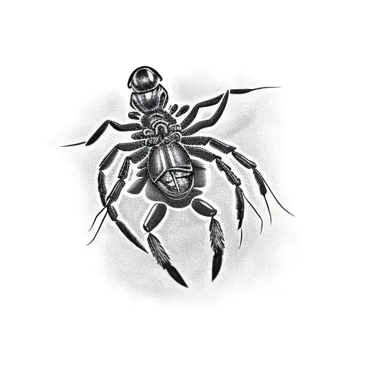 Black Widow Fighting Scorpion