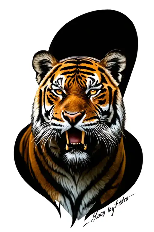 Tiger Evil Look And