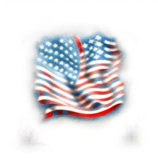 American Flag Tree Of Liberty