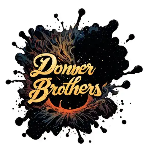 Donner Brothers Lettering Explosion