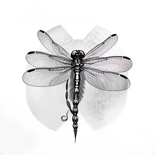 Dragonfly With Vines