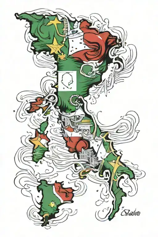 Italian Flag Ripping