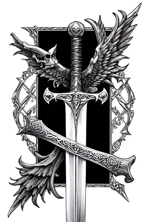 Memento Mori Templar Sword