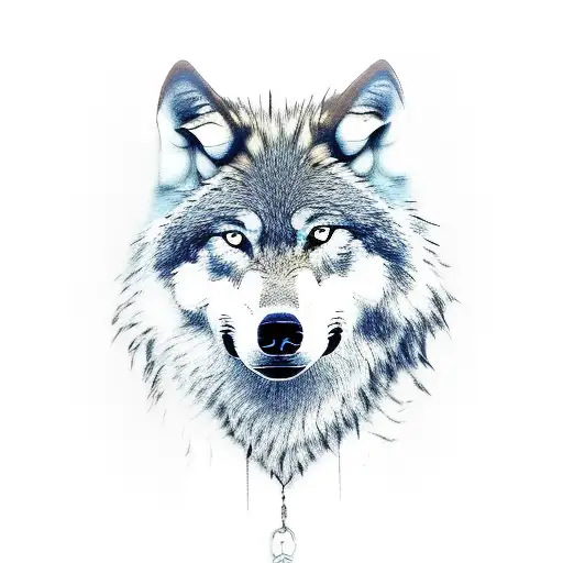 Wolf Chain Howling Realistic