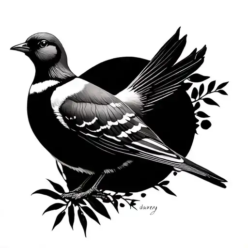 Dainty Willow Ptarmigan Fine Line