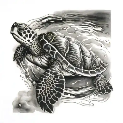 Sea Turtle Sleeve