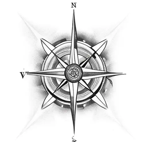 Rose Compass Greek God