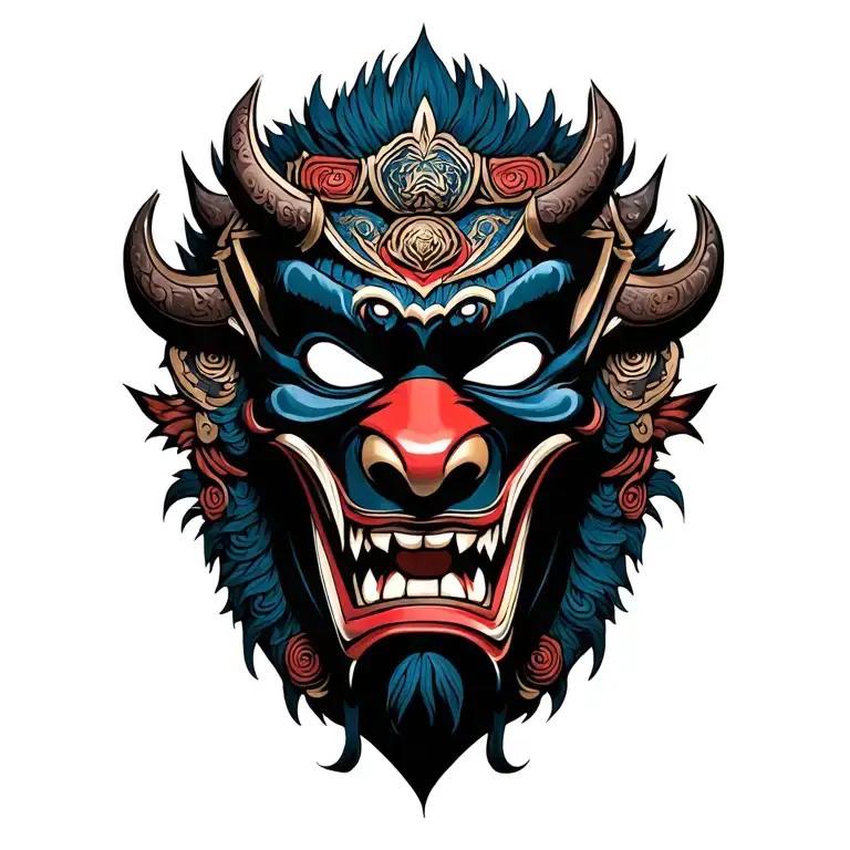 Samura Ihad Oni Mask