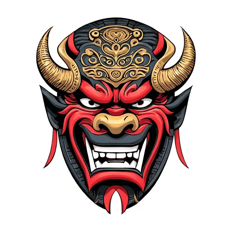 Samura Ihad Oni Mask