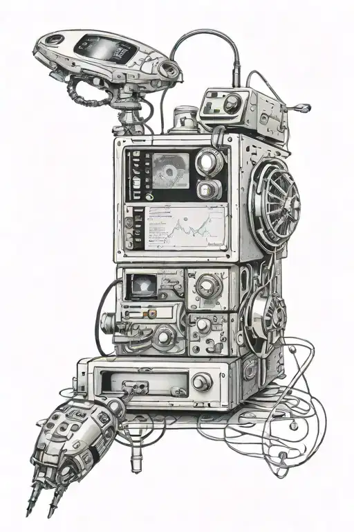 Creative Tattoo With An Information Technology Theme For Those Who Work With Computers