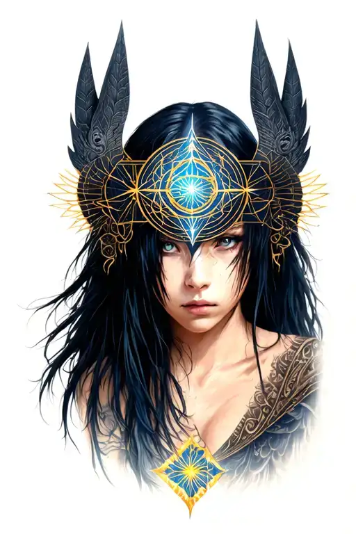 Valkyrie Metatron Sacred Geometry Yeux Itachi