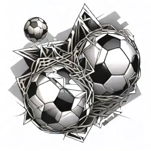 Dynamic Soccer Ball Design Incorporating Geometric Shapes