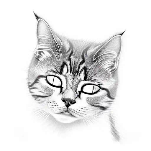 Cat Sleeping No Chair