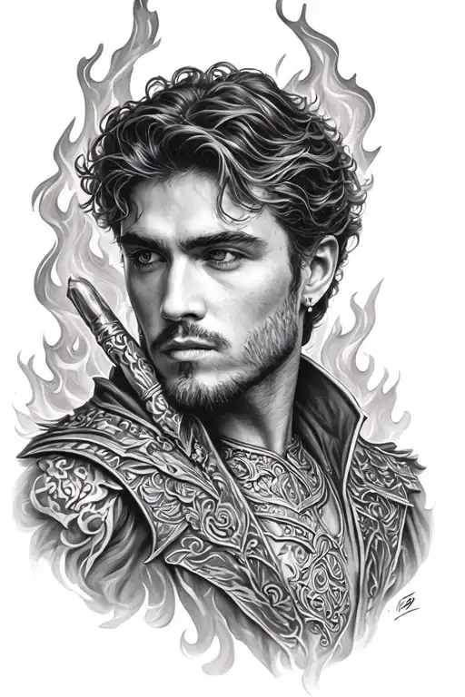 Prince Zvonimir In The Fire