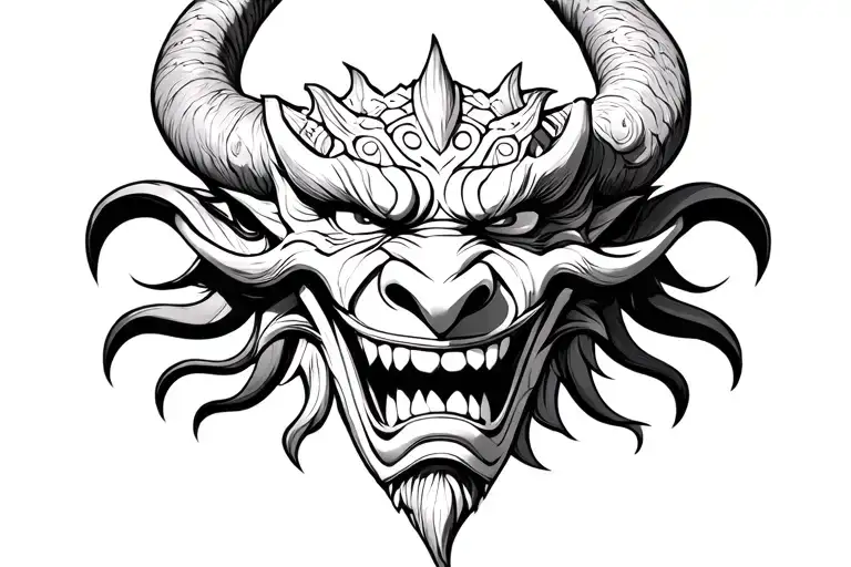 Oni Demon Mask