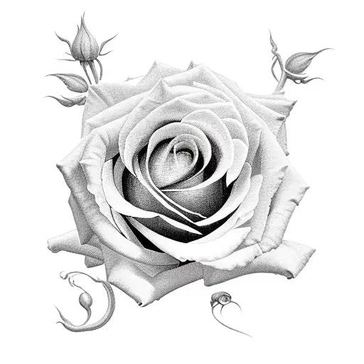 Rose With 3 February