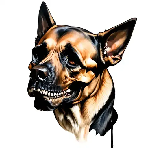 Malinois Skull