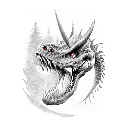 Tyrannosaurus Rex And Sagittarius