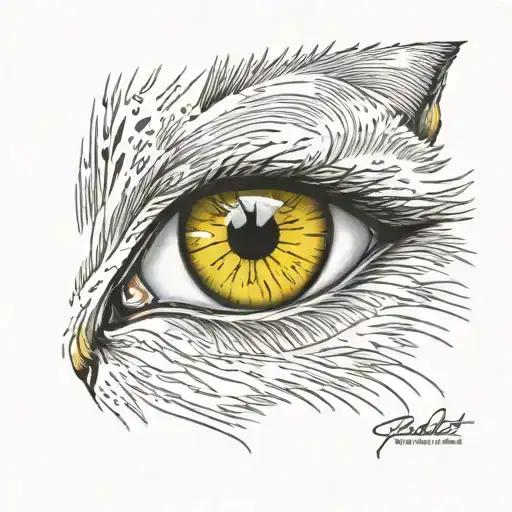 Yellow Pupil Cat Eye