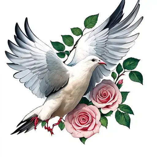 Dove And Rose